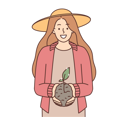 پیش‌نمایش فایل girl-holding-plant-8633350 از پک فعالیت افراد