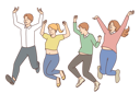 پیش‌نمایش فایل business-people-celebrating-8633793 از پک متفرقه