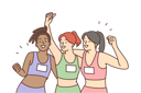پیش‌نمایش فایل female-athletes-celebrating-8633804 از پک متفرقه