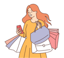 پیش‌نمایش فایل girl-loves-doing-shopping-8633803 از پک متفرقه