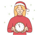 پیش‌نمایش فایل girl-waiting-for-christmas-8633805 از پک متفرقه