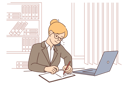 پیش‌نمایش فایل woman-write-notes-while-talking-on-phone-8633808 از پک متفرقه