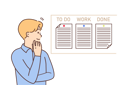 پیش‌نمایش فایل man-looking-at-to-do-list-8633783 از پک مفهوم محور