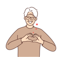 پیش‌نمایش فایل old-man-loving-self-8633780 از پک مفهوم محور