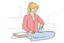 پیش‌نمایش فایل woman-ironing-clothes-8633776 از پک مفهوم محور