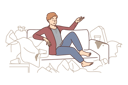 پیش‌نمایش فایل boy-sitting-on-dirty-couch-8633753 از پک فعالیت افراد