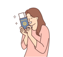 پیش‌نمایش فایل girl-happy-after-receiving-passport-8633743 از پک فعالیت افراد