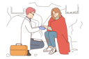 پیش‌نمایش فایل doctor-treating-girl-who-is-rescued-from-earthquake-8633708 از پک فعالیت افراد