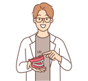 پیش‌نمایش فایل male-dentist-suggesting-dental-health-8633685 از پک فعالیت افراد