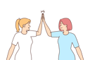 پیش‌نمایش فایل friends-doing-hi-fi-8633327 از پک افراد