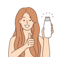پیش‌نمایش فایل girl-showing-cosmetic-product-8633343 از پک افراد