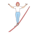 پیش‌نمایش فایل girl-walking-on-rope-8633326 از پک افراد