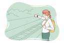 پیش‌نمایش فایل girl-waiting-for-train-8633677 از پک افراد