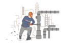 پیش‌نمایش فایل man-working-at-oil-refinery-8633662 از پک افراد