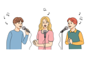 پیش‌نمایش فایل people-singing-at-concert-8633682 از پک افراد