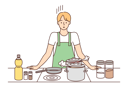 پیش‌نمایش فایل man-cooking-8633319 از پک فعالیت افراد
