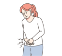 پیش‌نمایش فایل girl-in-abdomen-pain-8633281 از پک متفرقه