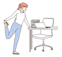 پیش‌نمایش فایل business-woman-exercising-in-office-8633247 از پک متفرقه