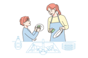 پیش‌نمایش فایل mother-and-son-washing-dish-8633256 از پک متفرقه
