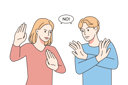 پیش‌نمایش فایل people-saying-no-8633246 از پک متفرقه