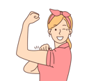 پیش‌نمایش فایل young-girl-showing-strongarm-8633168 از پک مفهوم محور