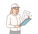 پیش‌نمایش فایل female-architect-checking-plan-design-8633106 از پک فعالیت افراد