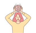 پیش‌نمایش فایل girl-holding-brain-on-her-head-8633115 از پک فعالیت افراد