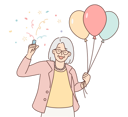 پیش‌نمایش فایل old-lady-holding-balloons-8633103 از پک فعالیت افراد