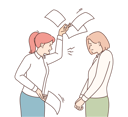 پیش‌نمایش فایل angry-boss-throwing-documents-on-female-employee-8633094 از پک فعالیت افراد