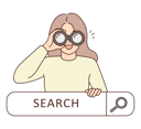 پیش‌نمایش فایل girl-holding-binocular-and-searching-8633074 از پک فعالیت افراد