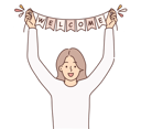 پیش‌نمایش فایل girl-holding-welcome-garland-8633073 از پک فعالیت افراد