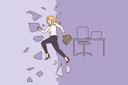 پیش‌نمایش فایل female-employee-sunning-out-from-office-8633031 از پک مفهوم محور