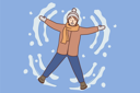 پیش‌نمایش فایل girl-enjoying-snow-8633037 از پک مفهوم محور