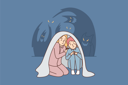 پیش‌نمایش فایل scary-children-hide-inside-blanket-8633023 از پک مفهوم محور