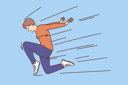 پیش‌نمایش فایل young-man-running-fast-8633020 از پک مفهوم محور