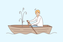 پیش‌نمایش فایل man-in-boat-8633004 از پک افراد