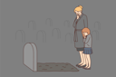 پیش‌نمایش فایل mother-and-daughter-standing-near-gravestome-8633010 از پک افراد