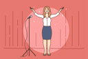 پیش‌نمایش فایل young-lady-performing-on-stage-8633018 از پک افراد