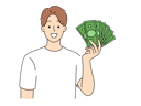پیش‌نمایش فایل man-holding-money-8636135 از پک متفرقه