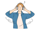 پیش‌نمایش فایل man-listing-song-8636149 از پک متفرقه