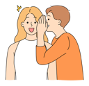 پیش‌نمایش فایل man-whispering-in-womans-ear-8636148 از پک متفرقه