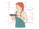 پیش‌نمایش فایل woman-cooking-food-8636143 از پک متفرقه
