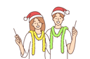 پیش‌نمایش فایل couple-celebrate-christmas-8636042 از پک مفهوم محور