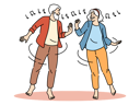 پیش‌نمایش فایل couple-singing-song-8636054 از پک مفهوم محور