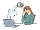 پیش‌نمایش فایل tired-worker-8636056 از پک مفهوم محور