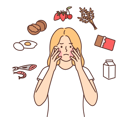 پیش‌نمایش فایل girl-eating-unhealthy-food-8633570 از پک مفهوم محور
