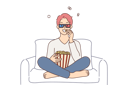پیش‌نمایش فایل boy-watching-movie-8633427 از پک متفرقه