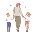 پیش‌نمایش فایل father-with-kids-8633440 از پک متفرقه
