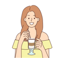پیش‌نمایش فایل girl-drinking-juice-8633432 از پک متفرقه