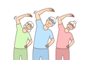پیش‌نمایش فایل aged-people-exercising-8633414 از پک مفهوم محور